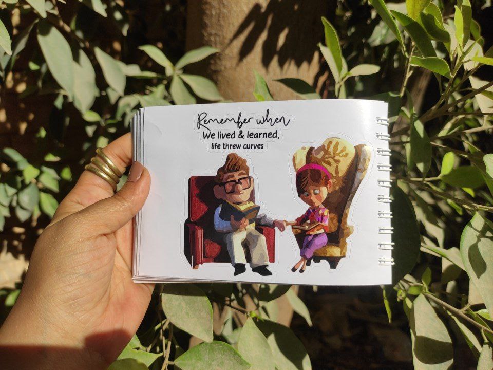 Sticker- Book- UP