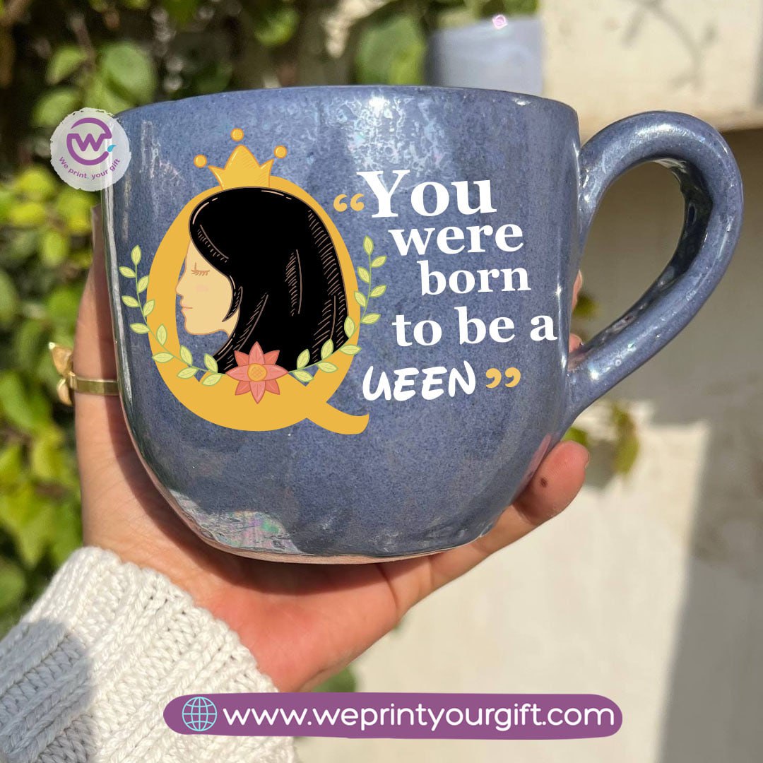 Pearl Touch Pottery Handmade Mug – 350 ml | Mother’s Day Designs