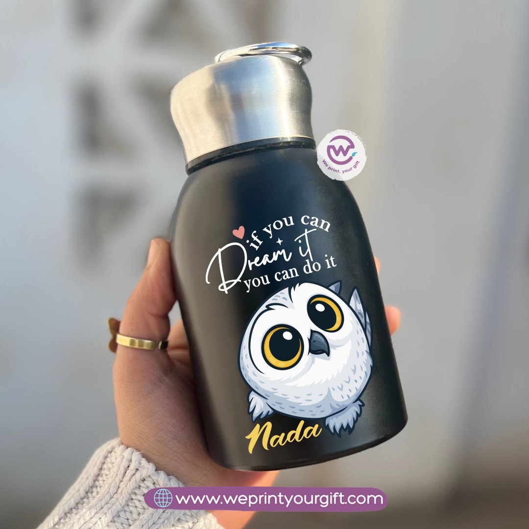 Mini Thermal Coffee Mug – 300ml | 304 Stainless Steel | Cute Owl Designs