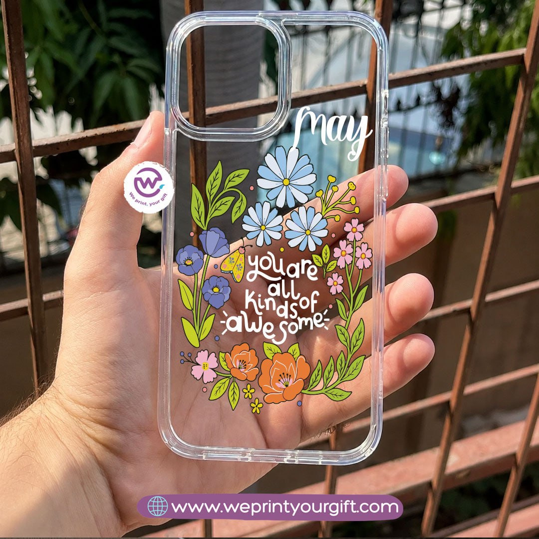 Floral Motivational Phone Cover