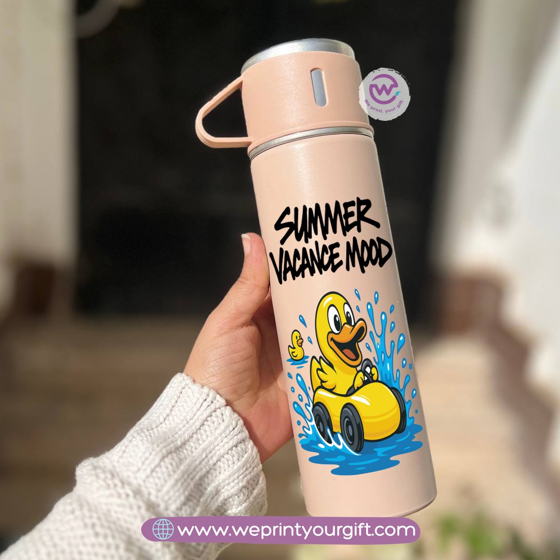 Summer & Beach Thermal Flask Set – 500ml