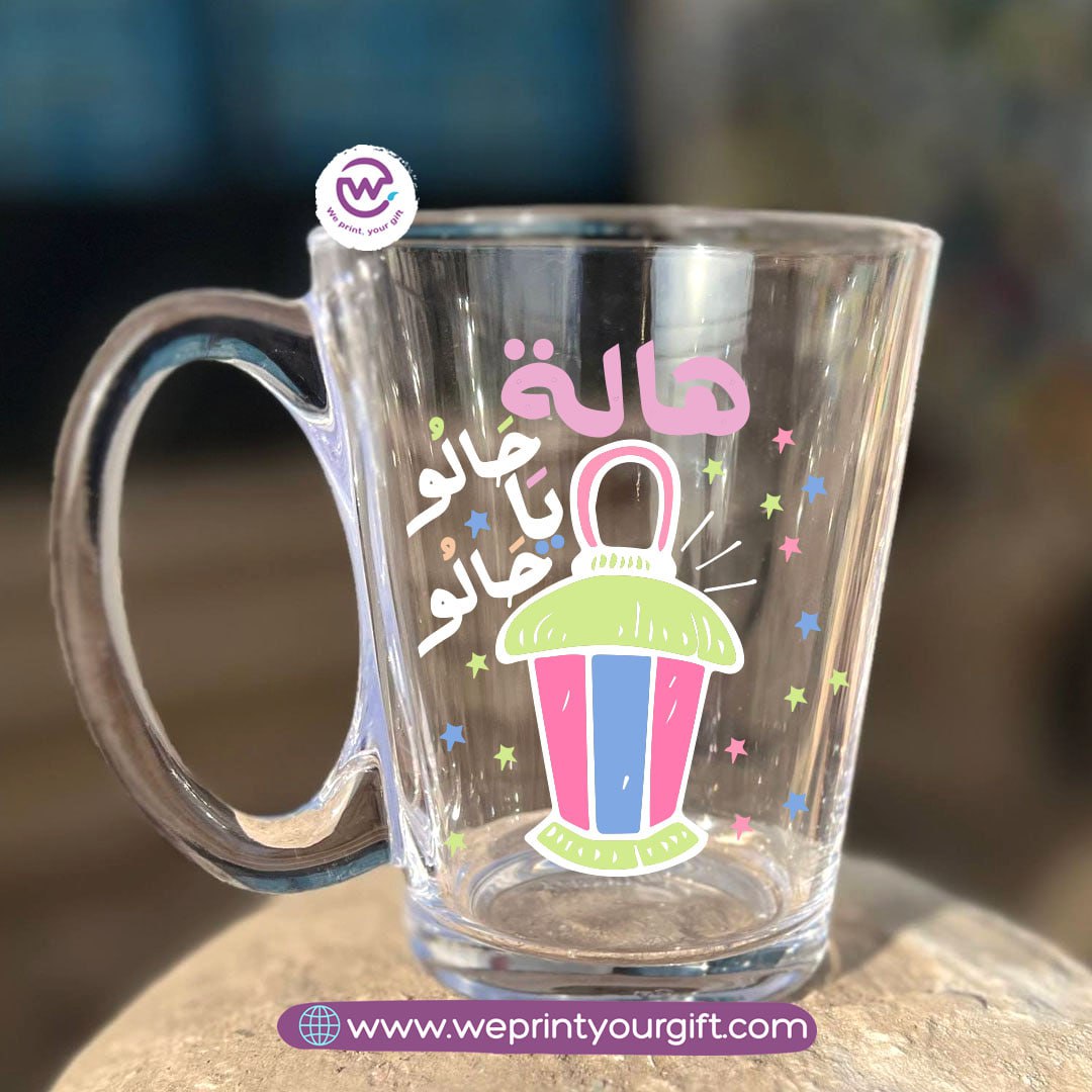 Ramadan Glass Tea Cup – 300 ml | Elegant Ramadan Designs