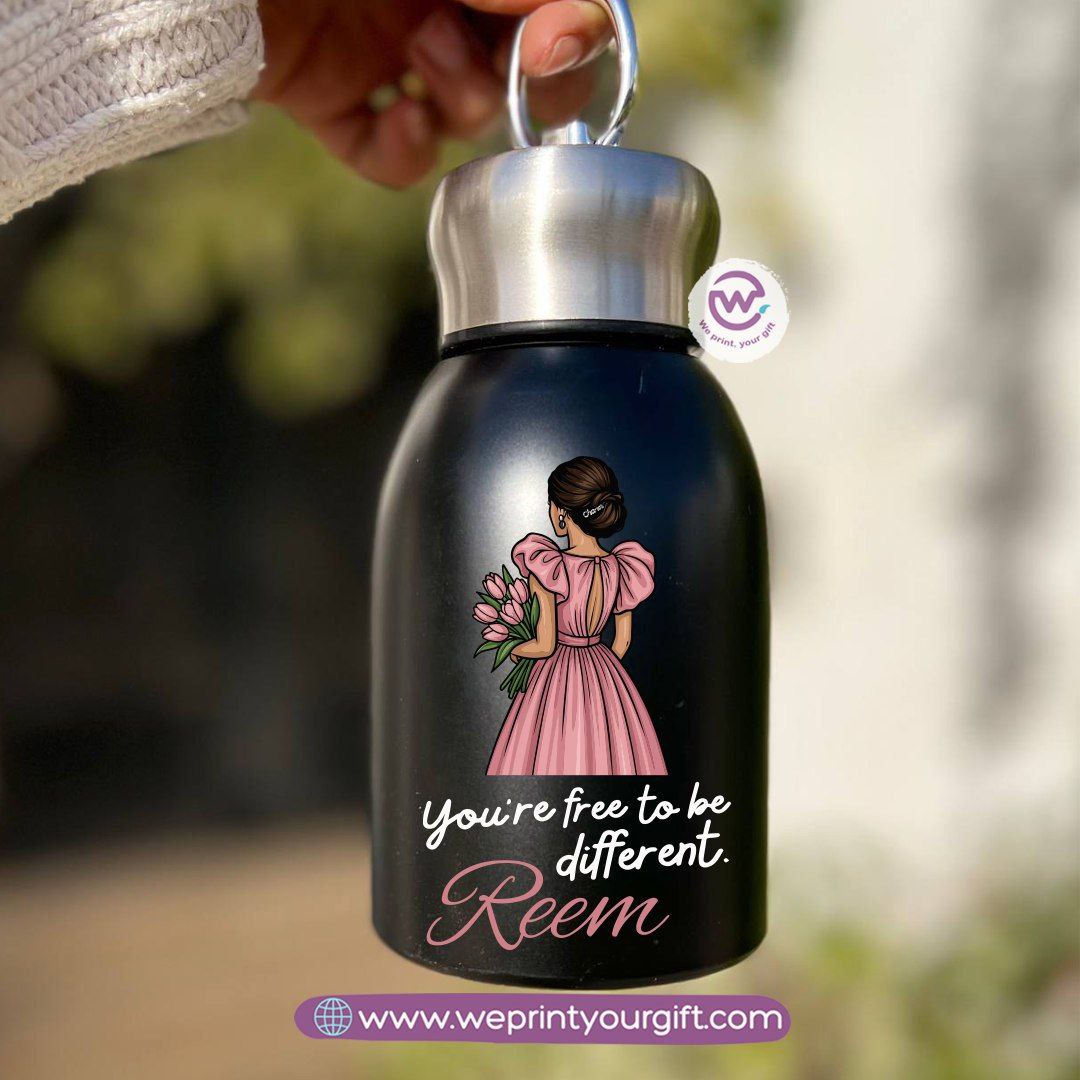 Mini Thermal Coffee Mug – 300ml | 304 Stainless Steel | Motivational Digital Art Designs