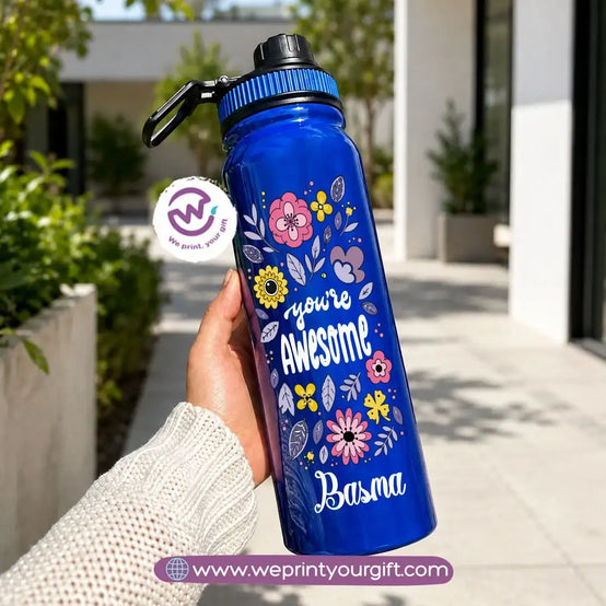 Sports Thermal Bottle with Motivational Designs – 800 ml & 1000 ml