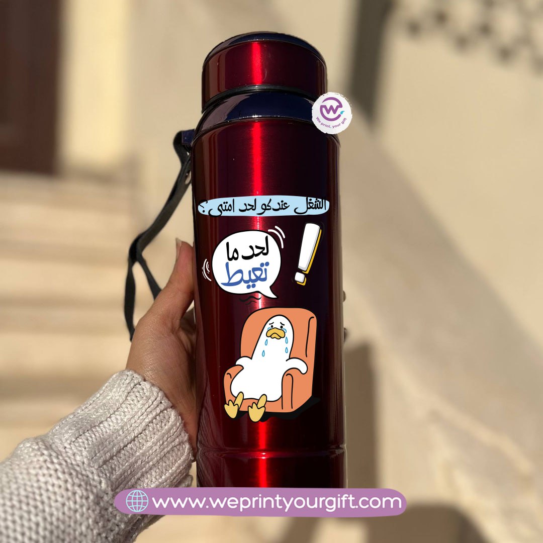 🦆 Thermal Bottle Stainless Steel with Infuser – 800ml | Funny Duck Design