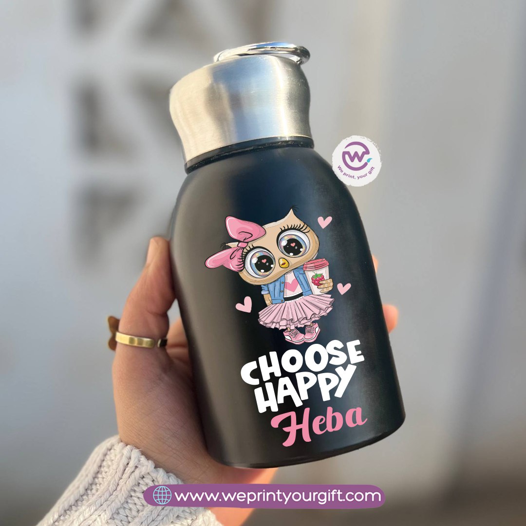 Mini Thermal Coffee Mug – 300ml | 304 Stainless Steel | Cute Owl Designs