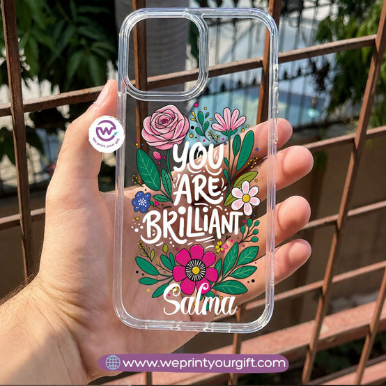 Floral Motivational Phone Cover