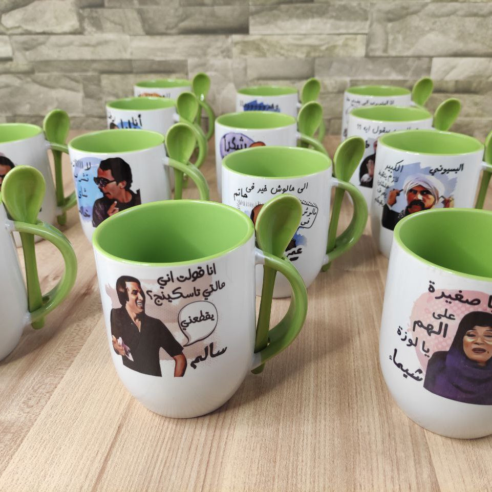 Premium Custom Mug with Spoon - Buy 2 Get 1 Free