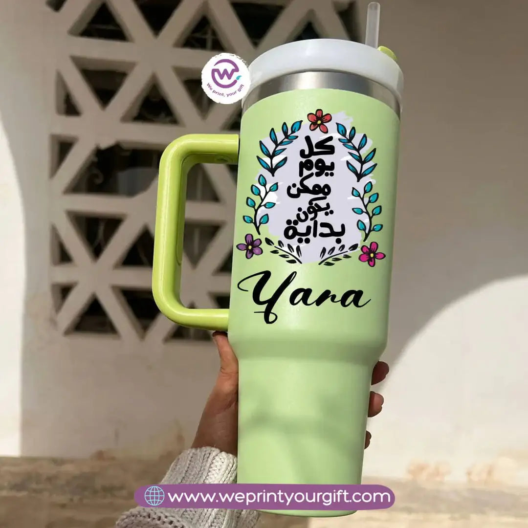 Stanley Thermal Mug – 1000 ml | Arabic Motivational Calligraphy Designs - WE PRINT