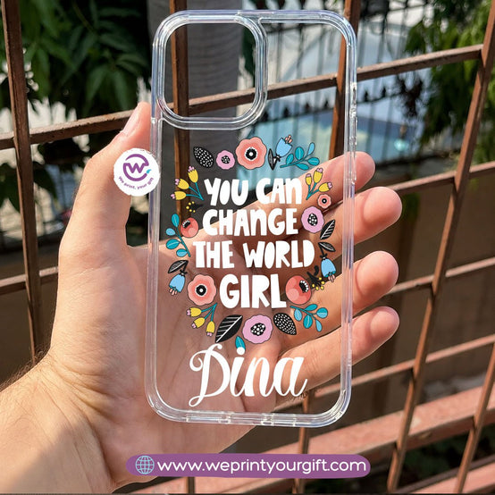 Floral Motivational Phone Cover