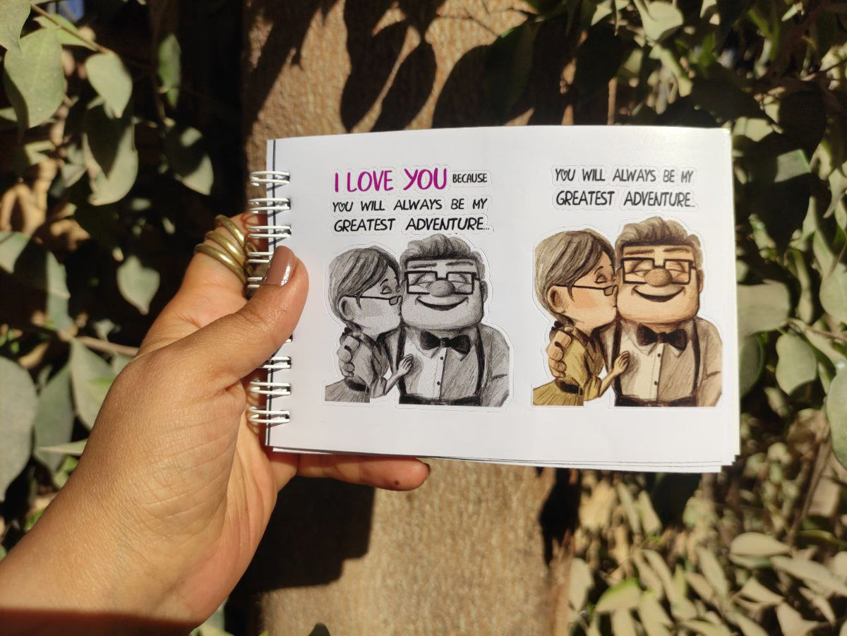 Sticker- Book- UP