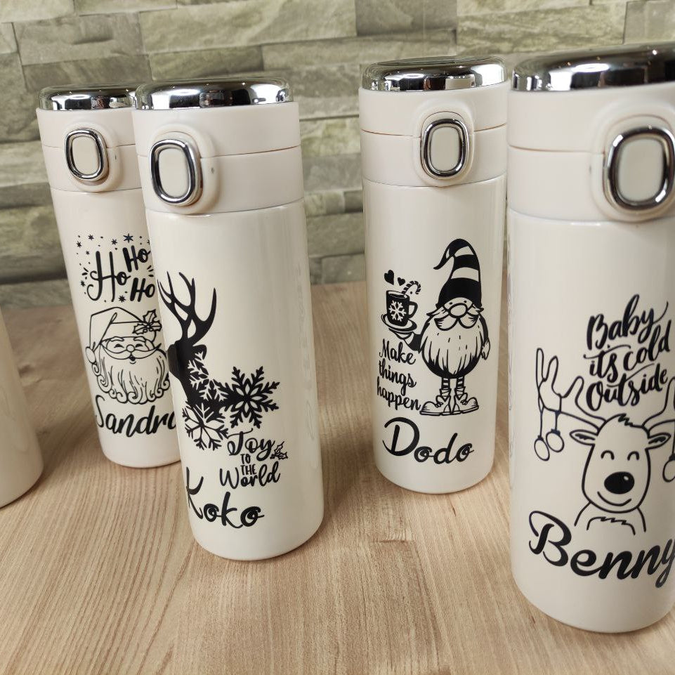 Smart Personalized Thermal Flask with Digital Temperature Display - Buy 2 Get 1 Free