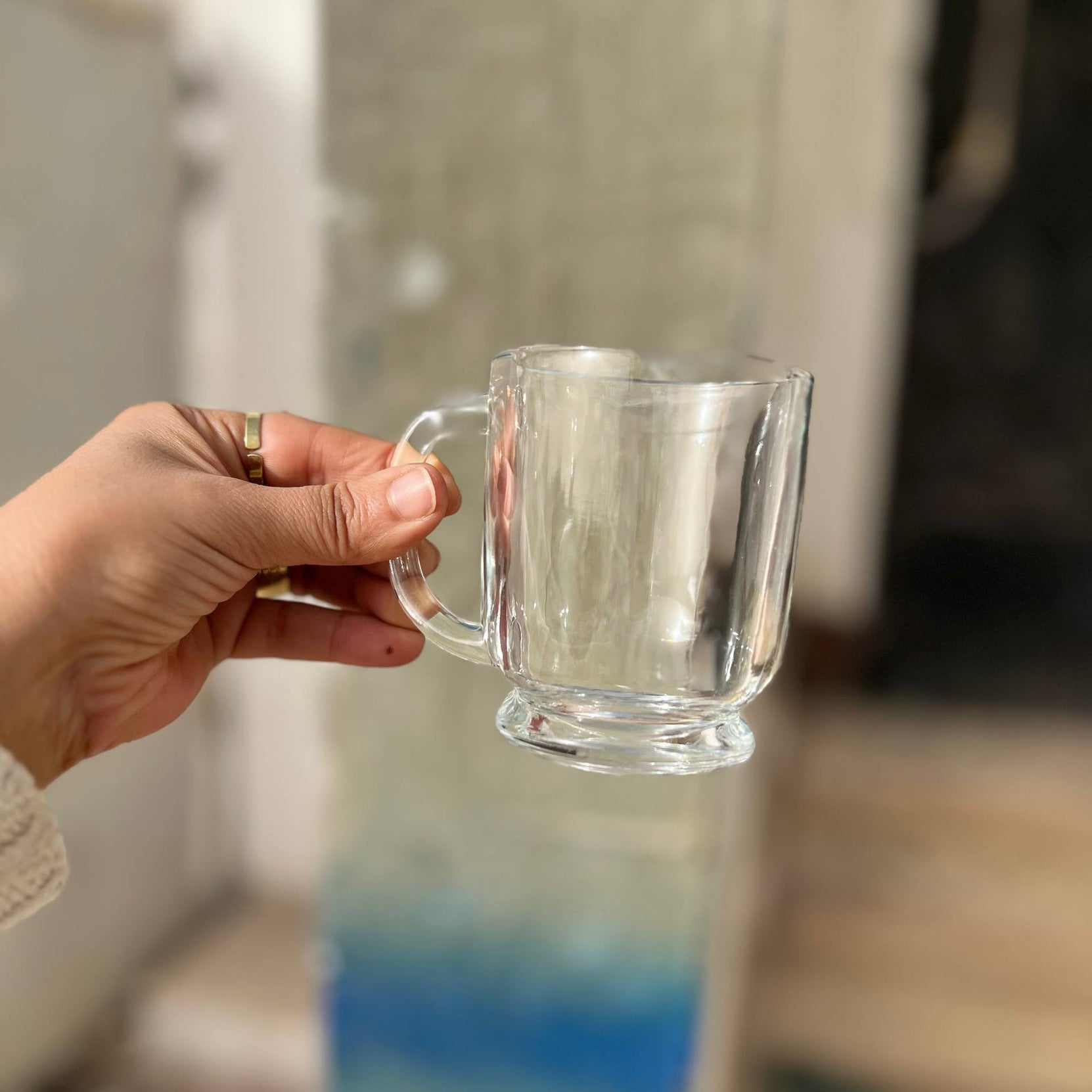 كوب قهوة إسبريسو زجاجي شفاف - 250 مل | خيارات التخصيص