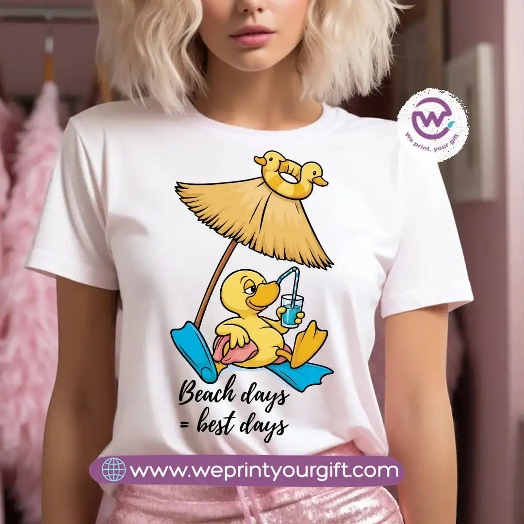 Customized T-shirt- Duck& sea