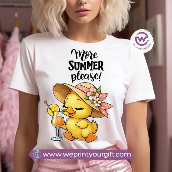 Customized T-shirt- Duck& sea