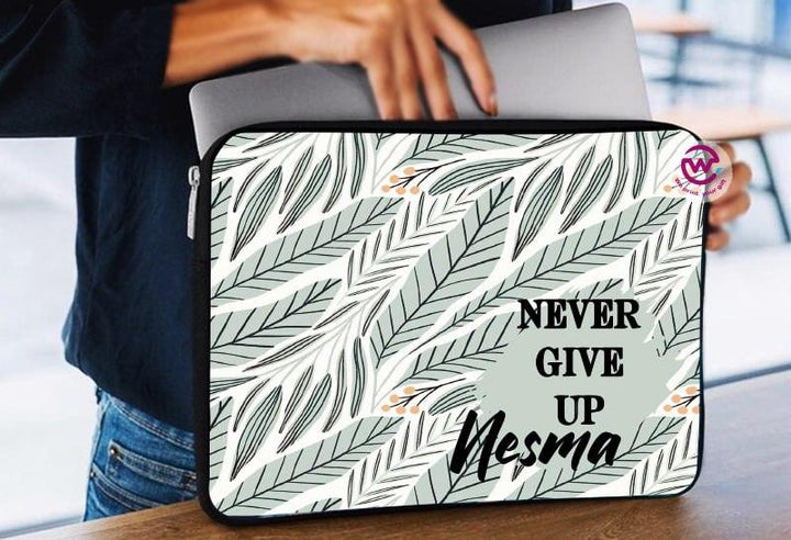 Laptop Sleeve-Canvas-Motivation - Names - weprint.yourgift