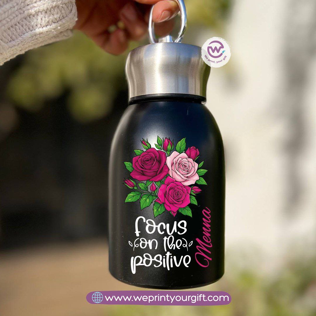 Mini Thermal Coffee Mug – 300ml | 304 Stainless Steel | Motivational Digital Art Designs