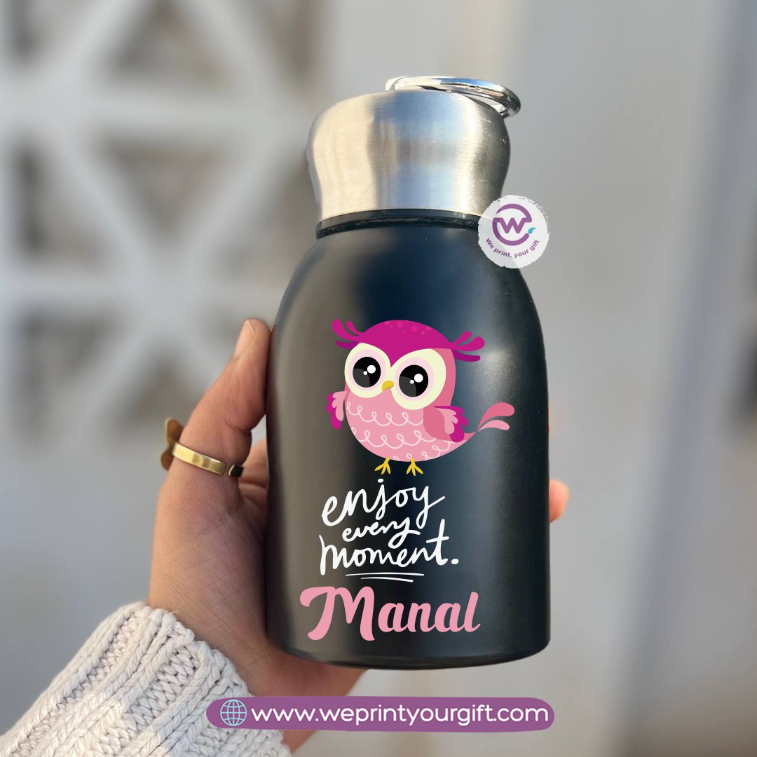 Mini Thermal Coffee Mug – 300ml | 304 Stainless Steel | Cute Owl Designs