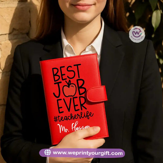 leather wallet for women- Teacher