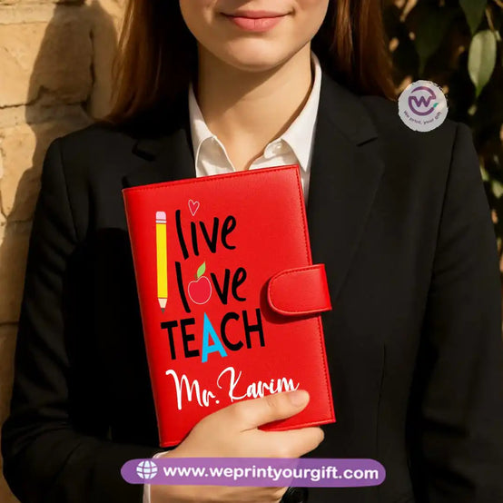 leather wallet for women- Teacher