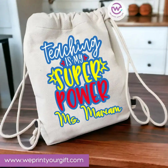Drawstring Bag- Teacher