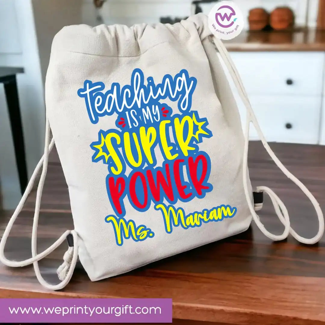 Drawstring Bag- Teacher