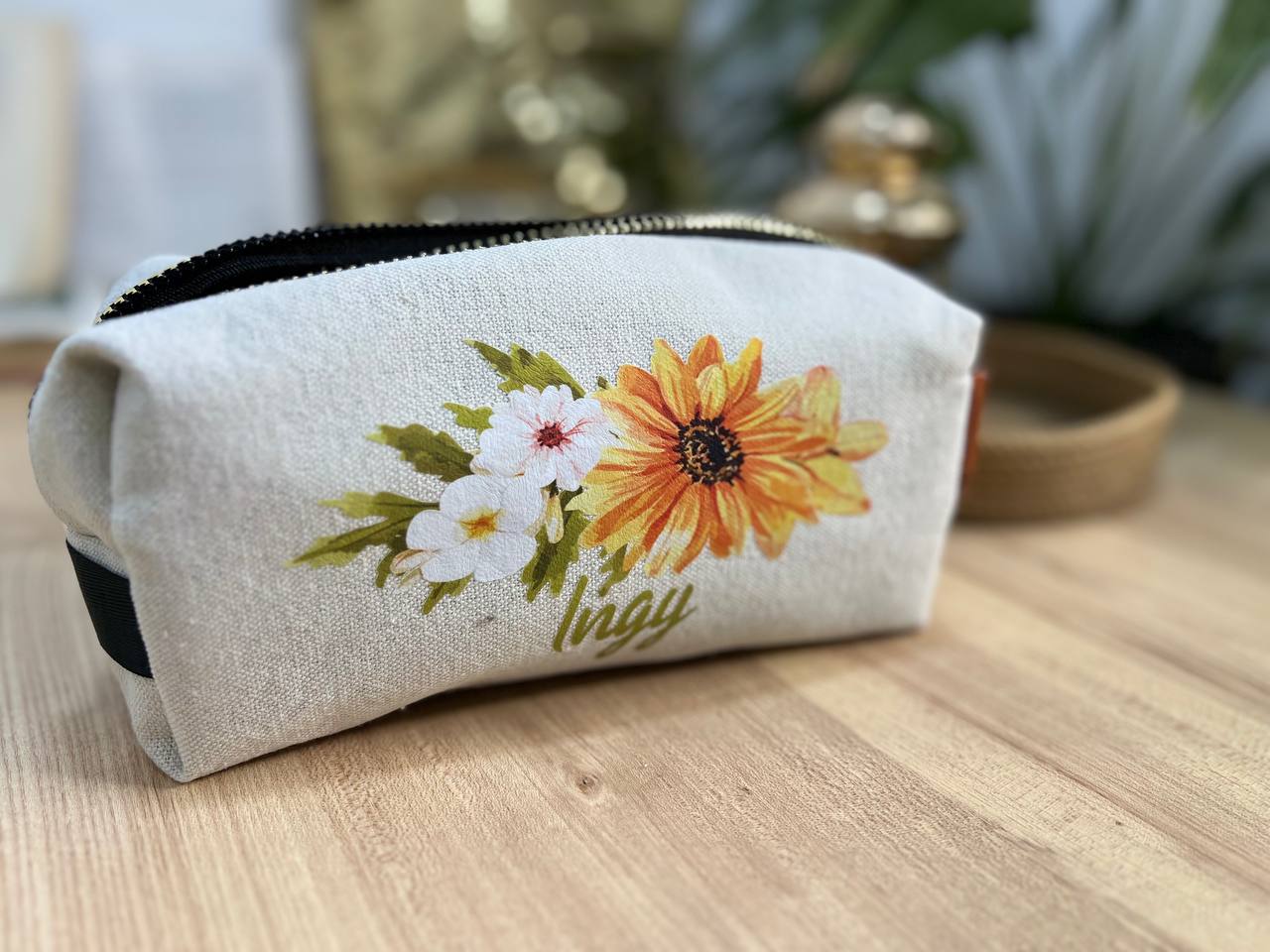 Boxy Makeup Bag- With Inner Lining  - Buy 2 Get 1 Free