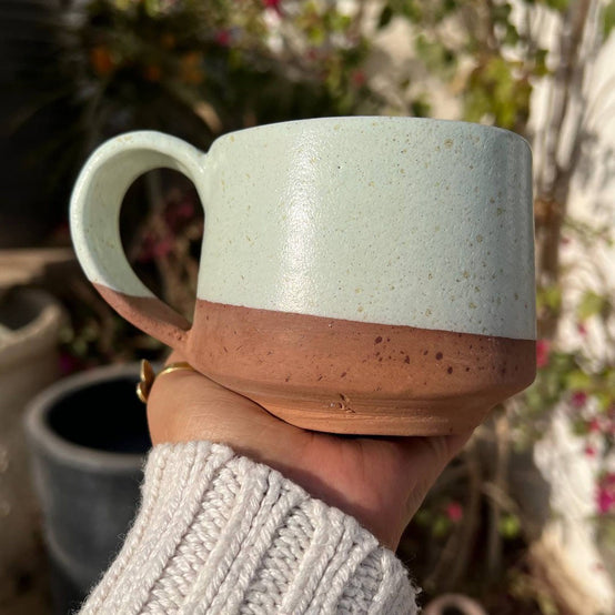 The Earth Pottery Mug – Handmade | 300 ml -Customization Options