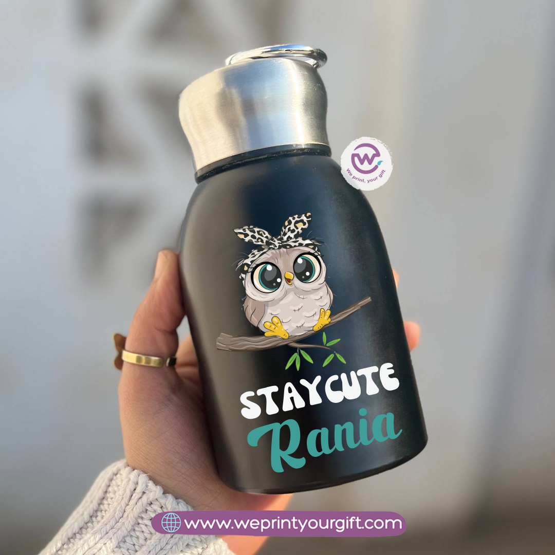 Mini Thermal Coffee Mug – 300ml | 304 Stainless Steel | Cute Owl Designs