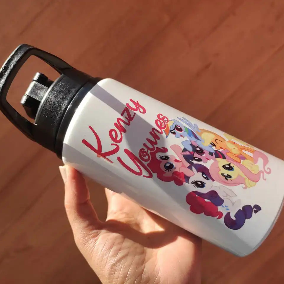 Aluminum Water Bottle with Lid and Handle - Buy 2 Get 1 Free