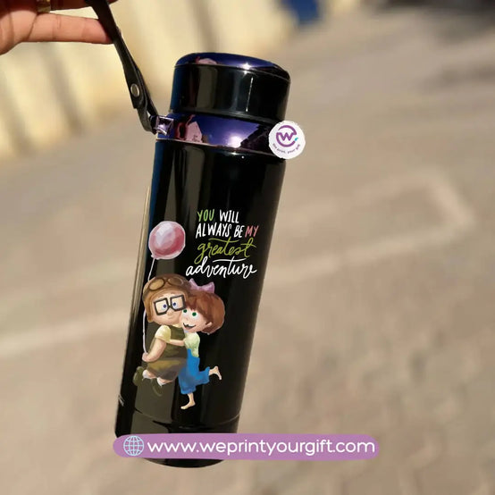 Thermal Bottle Stainless Steel with Infuser – 800ml | Valentine Cartoon Up-Inspired Design - WE PRINT