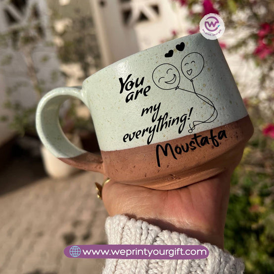 The Earth Pottery Mug – Handmade | 300 ml | Valentine’s Day Designs