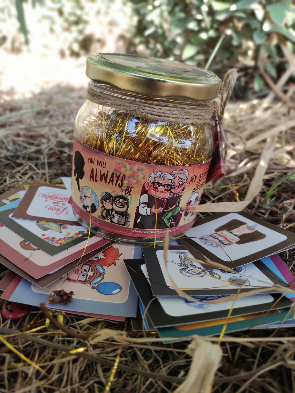 UP Cartoon  Jar