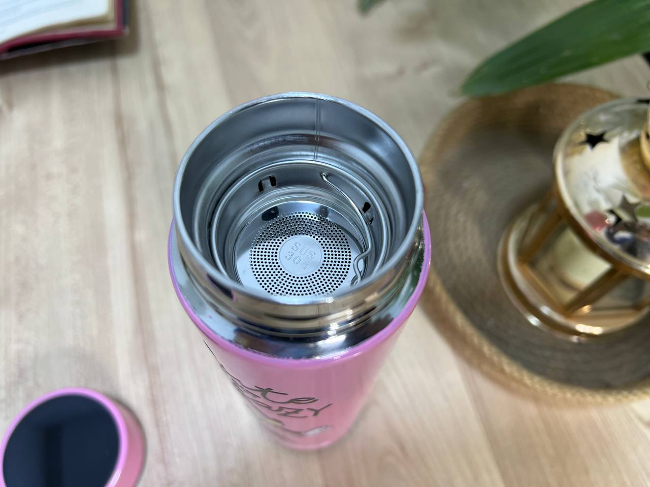 Digital Stainless Steel Thermos with Touch Screen –Sticker Print-Buy 2 Get 1 free