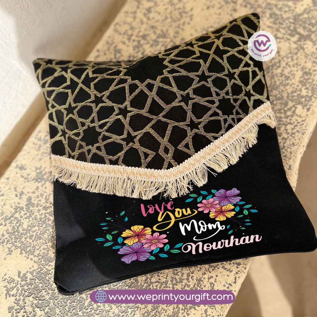 وسادة بنقوش إسلامية لعيد الأم – 40 × 40 سم