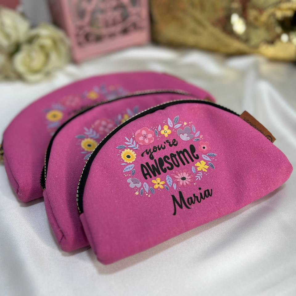 Custom 3-Piece Makeup Pouch Set - Buy 2 Get 1 Free
