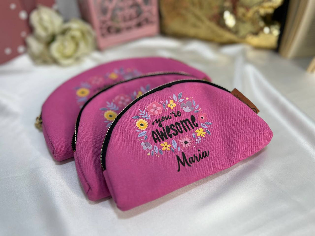 Custom 3-Piece Makeup Pouch Set - Buy 2 Get 1 Free