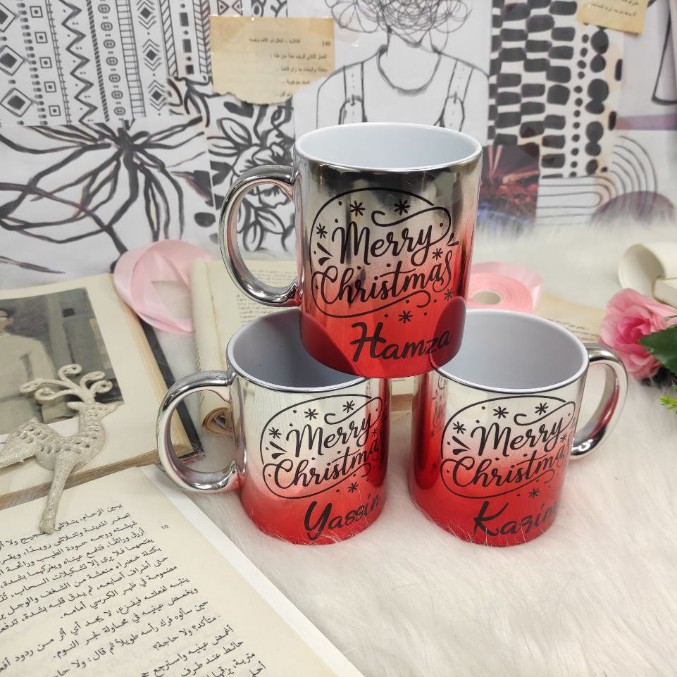 Custom Multi-Color Mirror Mug - Buy 2 Get 1 Free