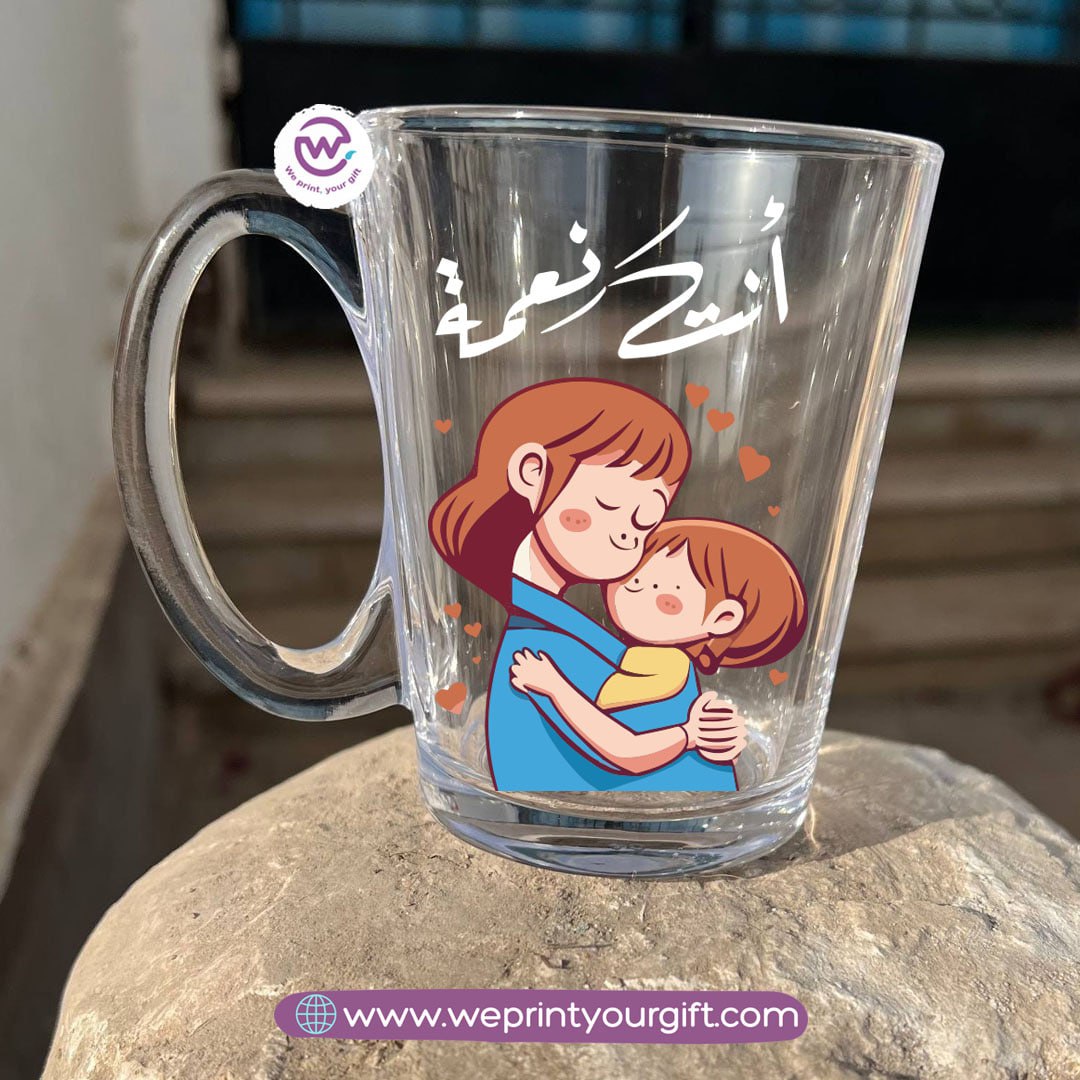 Mother’s Day Personalized Glass Tea Cup – 300 ml