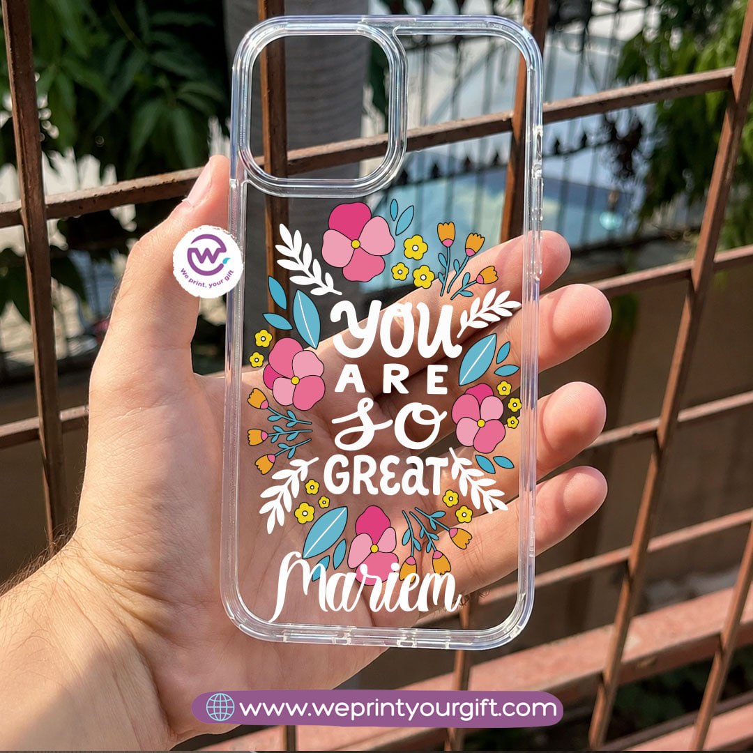 Floral Motivational Phone Cover