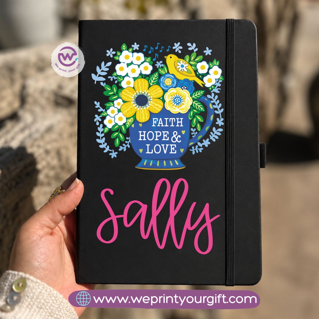 A5 Rubber Cover Notebook – English Motivational Quotes