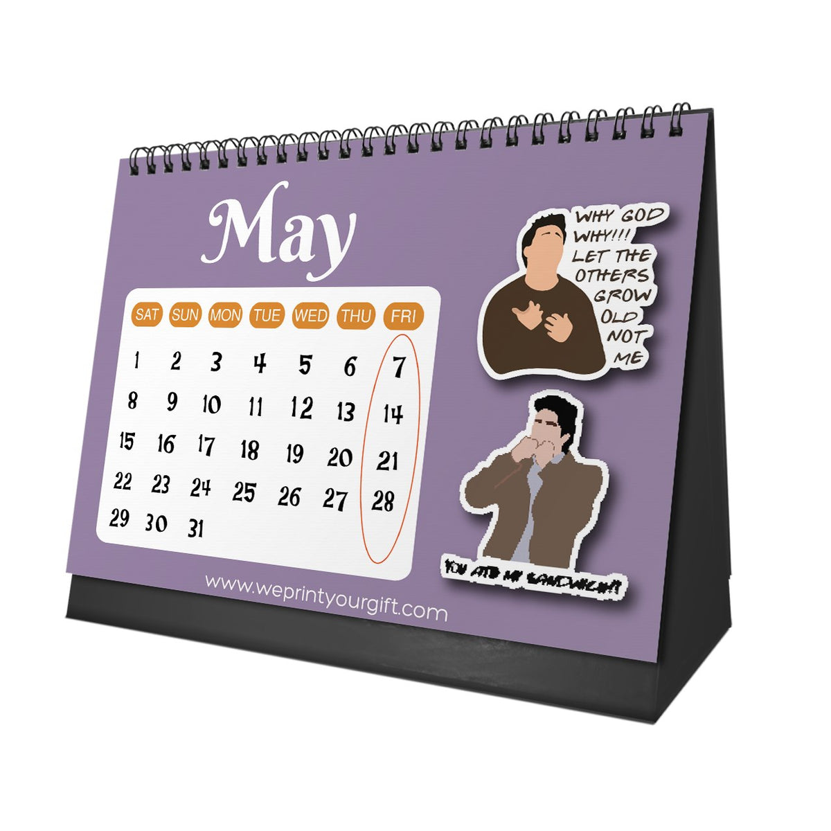 Friends 2027 Desk Calendar – Coffee, Quotes & Favourite Memories