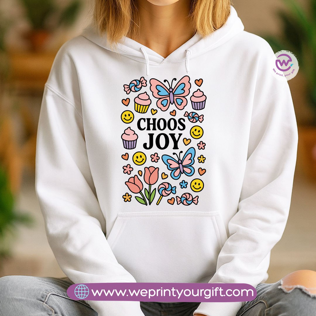 Motivational Doodle Hoodie – Cotton Melton Unisex