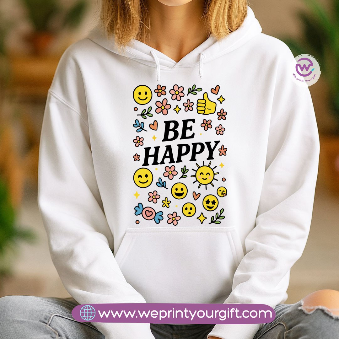 Motivational Doodle Hoodie – Cotton Melton Unisex