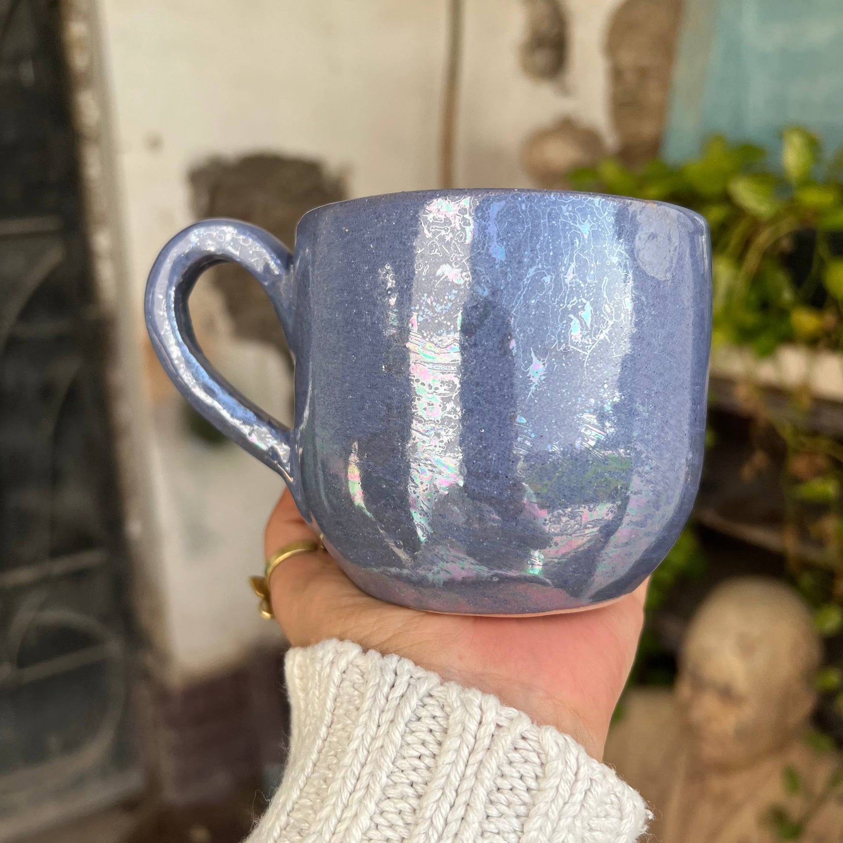 كوب مصنوع يدويًا من خزف بيرل تاتش - 350 مل - خيارات التخصيص