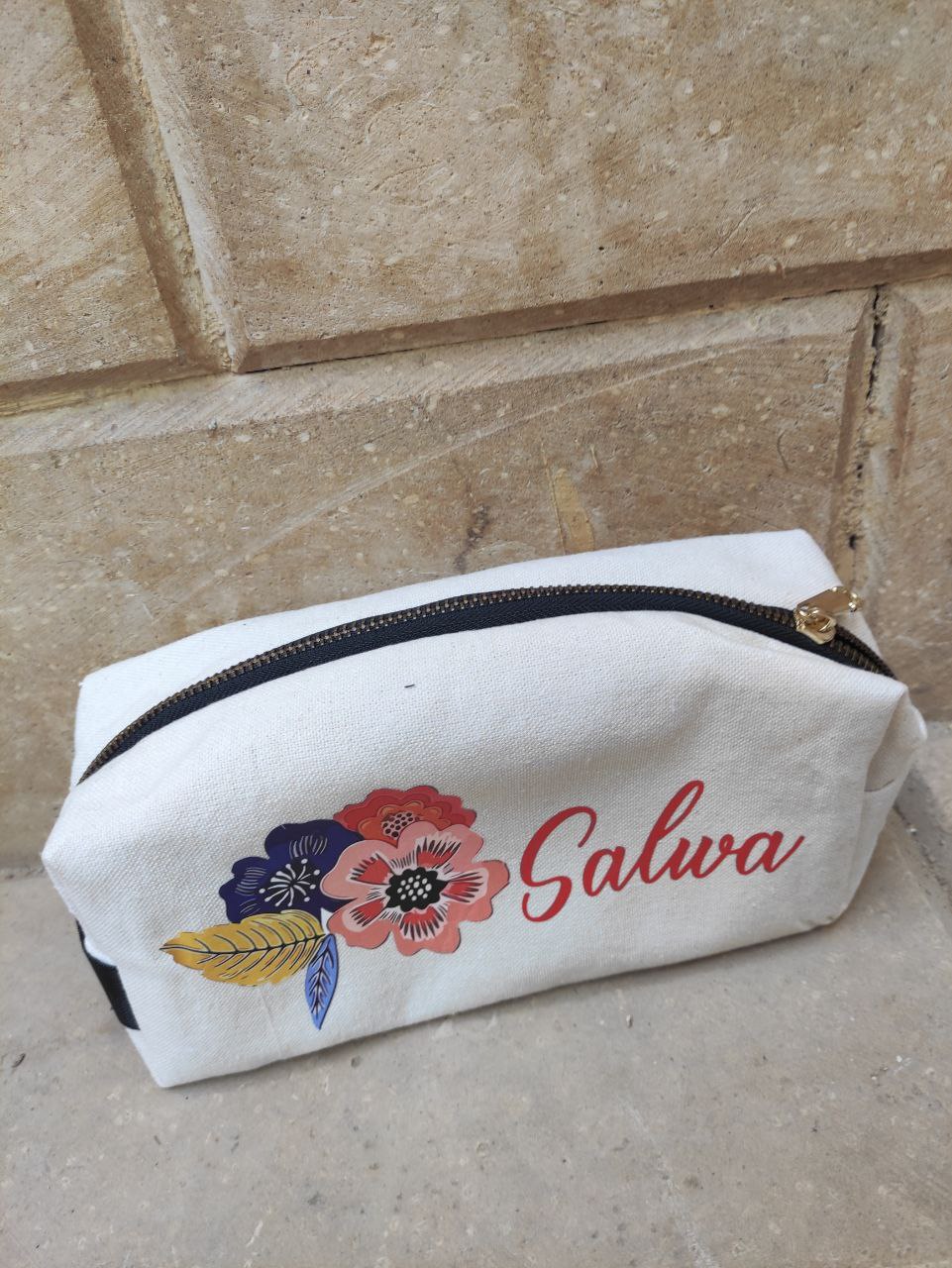 Boxy Makeup Bag- With Inner Lining  - Buy 2 Get 1 Free