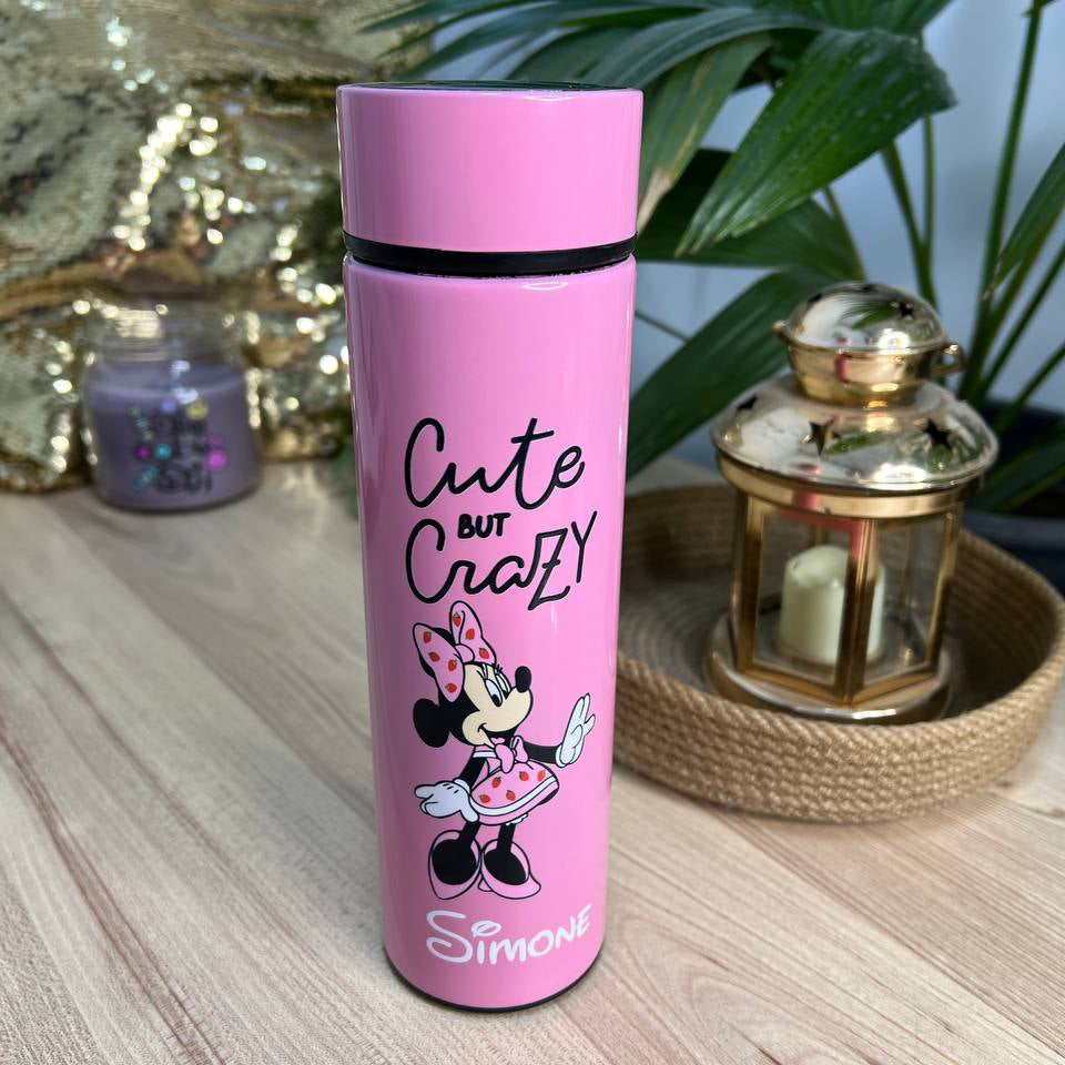 Digital Stainless Steel Thermos with Touch Screen –Sticker Print-Buy 2 Get 1 free