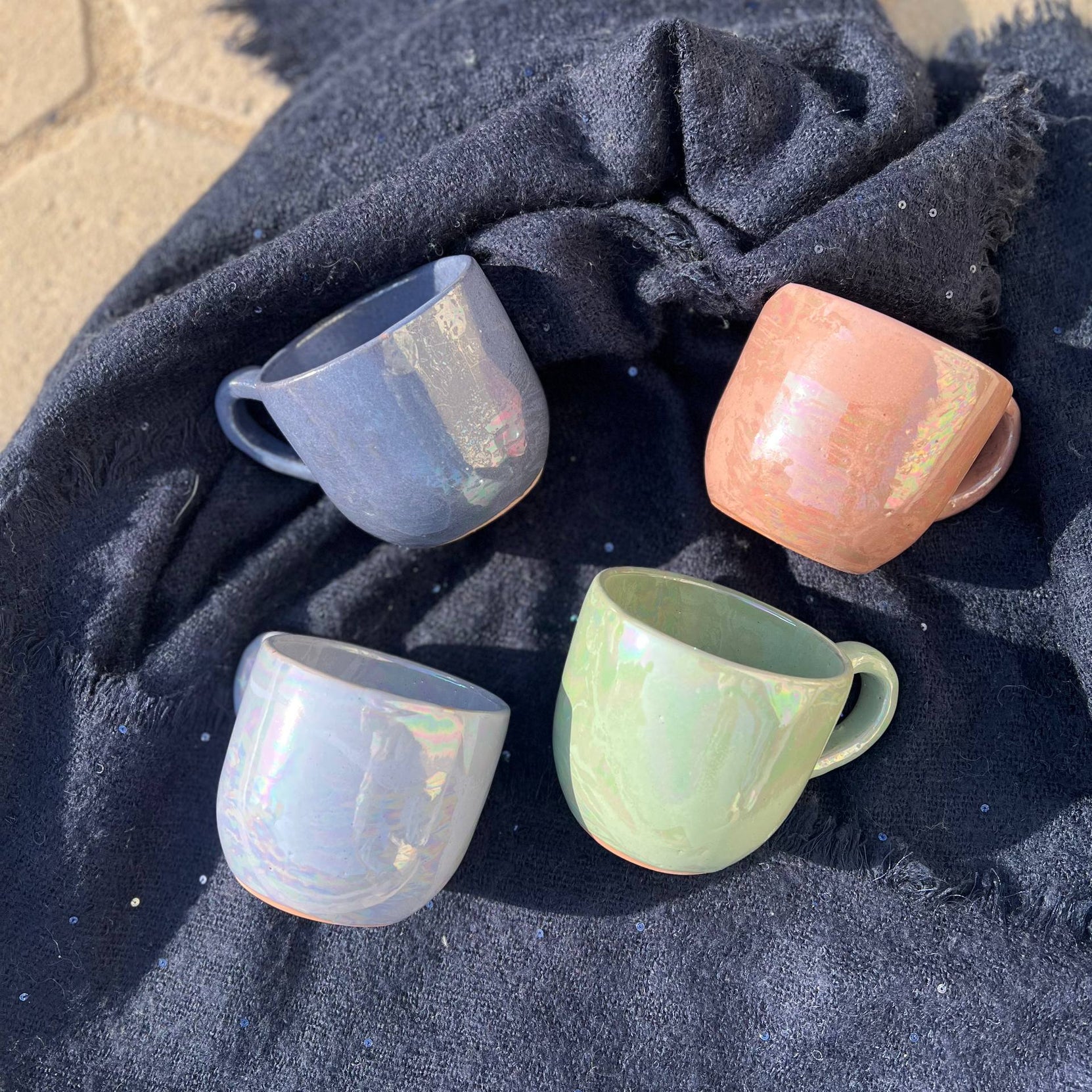 كوب مصنوع يدويًا من خزف بيرل تاتش - 350 مل - خيارات التخصيص