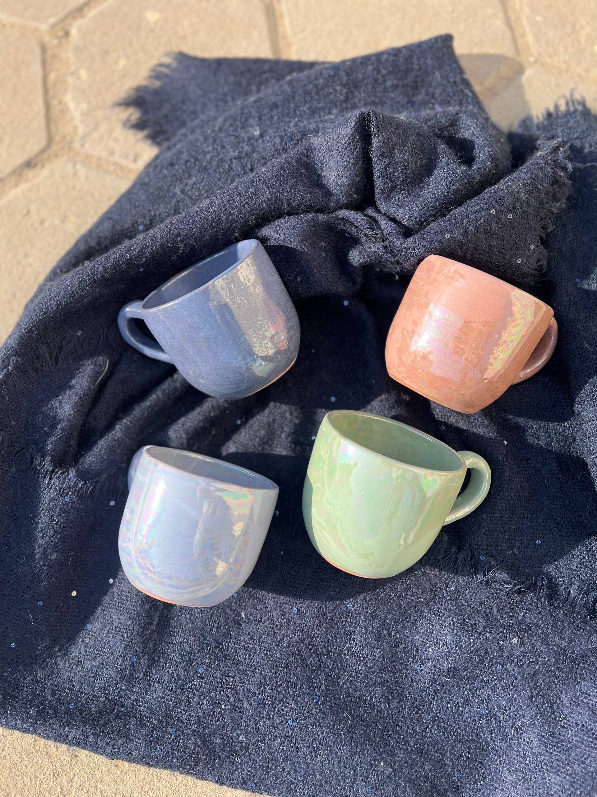 كوب مصنوع يدويًا من خزف بيرل تاتش - 350 مل - خيارات التخصيص