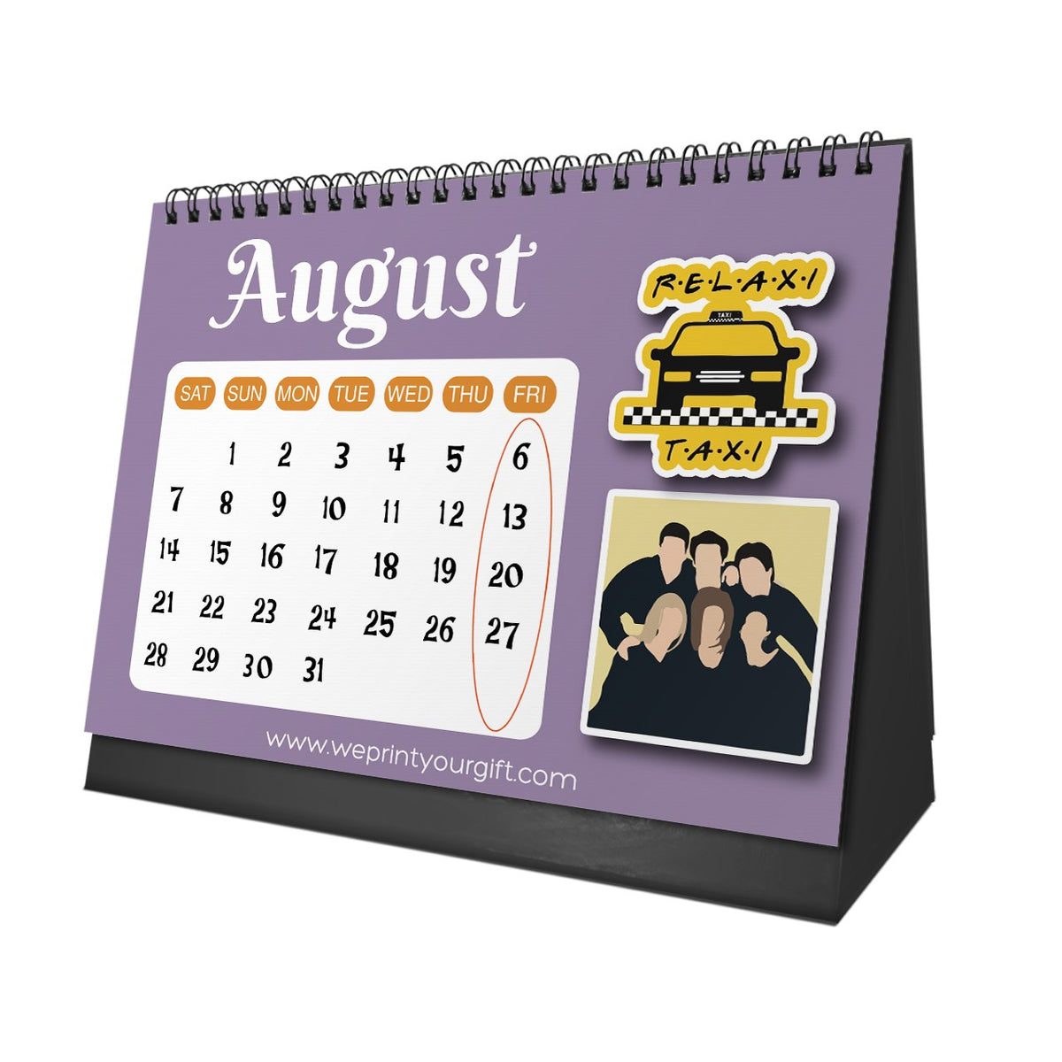 Friends 2027 Desk Calendar – Coffee, Quotes & Favourite Memories